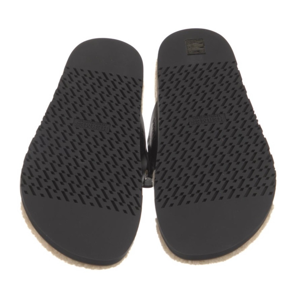 GUARANTEED AUTHENTIC!!! Hermes Chypre Shearling Slide Size 41 - Picture 7 of 10